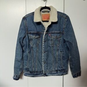 Levi’s Sherpa Lined Denim Jacket | Medium Wash